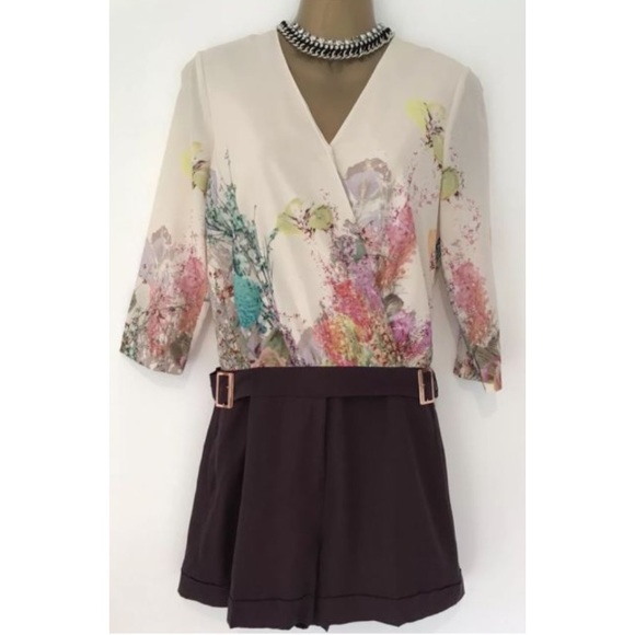 $295 Kamala Wispy Meadow Romper Playsuit